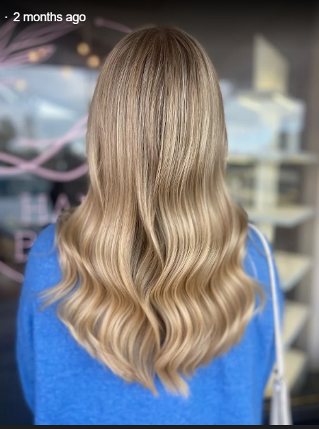 Bright blonde finish